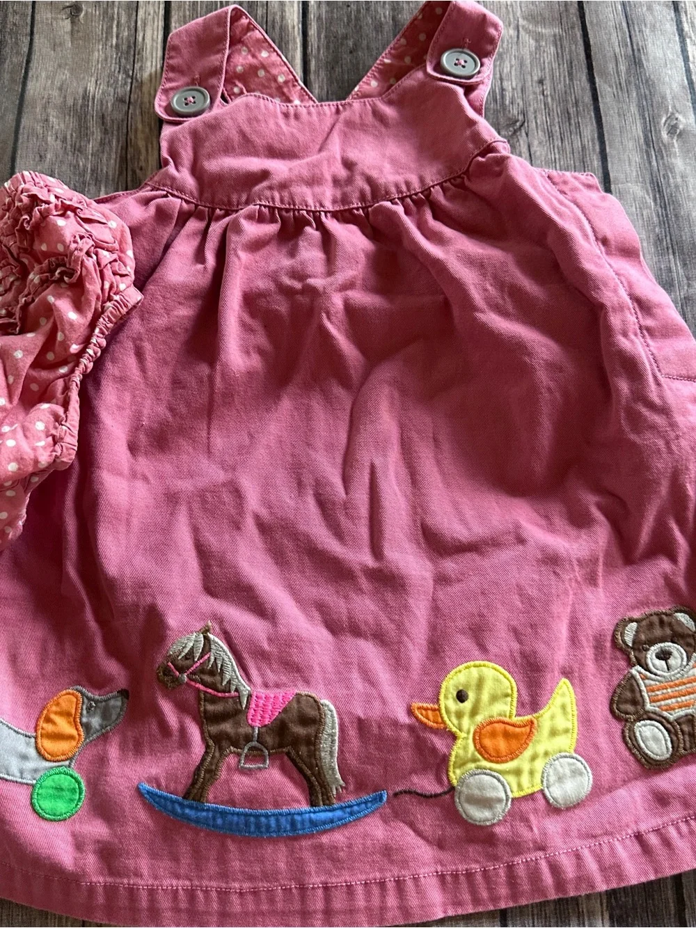 Mini Boden toy pinnie vguc 12/18 w bloomers